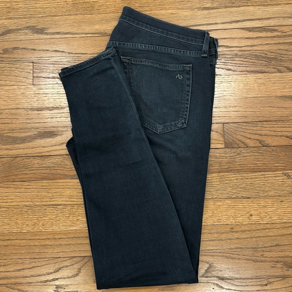 Rag & Bone Fit 1 Extra Slim Dark Grey Jeans